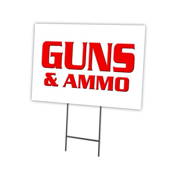 16 in Height, 0.25 in Width, Coroplast, 16" x 12", C-1216-DS-Guns & Ammo